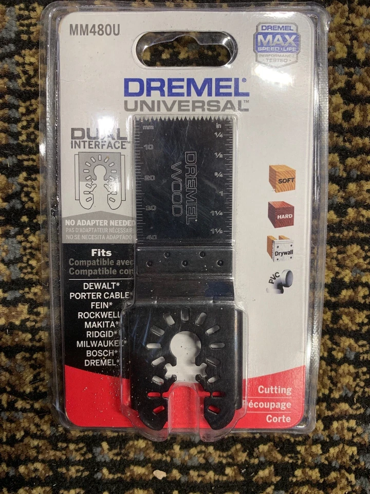 Dremel MM480U Universal Fit Wood Drywall PVC  Flush Cut Blade New - Image 1 of 1