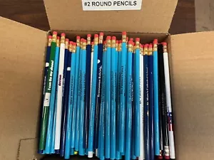 Wood misprinted pencils- #2 with rubber eraser, 144 per box - Picture 1 of 1