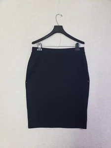 Gonna donna Liz Claiborne media nera misto rayon elasticizzata matita lunghezza ginocchio - Foto 1 di 16