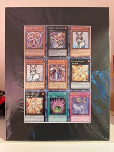 Yu-Gi-Oh Uncut Sheet Photon Shockwave PHSW Secret Rare 1st Edition 3x3 - Picture 1 of 4