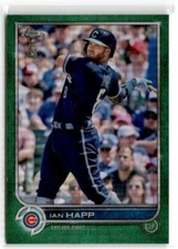 2022 Topps Chrome Green Ian Happ 05/99 Chicago Cubs #199