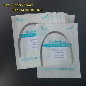 500 cables ortodoncia arco dental alambre redondo forma ovoide diente de acero inoxidable UL - Imagen 1 de 6