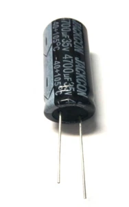 4X 4700uf 35v jackcon condensatore elettrolitico 105° d.18xh.35 N.4 pezzi - Foto 1 di 1