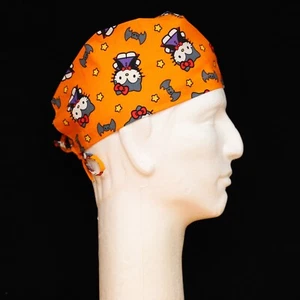 Hello Kitty Halloween Theme Scrub Hat - Picture 1 of 1