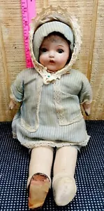 Vintage Holzpuppe unbeschriftet sehr alt - Bild 1 von 12