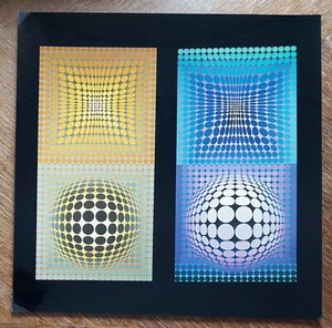 Victor Vasarely - Original heliogravure "VP-118. VP-108", 1971 - Picture 1 of 6