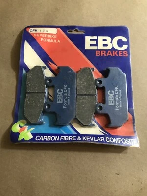 EBC C.F.  Pastillas de freno delanteras Superbike (4) para 86-88 Honda Interceptor y CBR1000F Foto 1 de 2