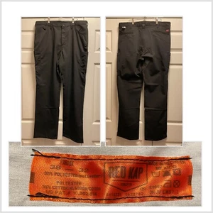 NEW Red Kap Pro Work Pants Heavy Duty Black PX62 with Flex Panels size 38 x 32 - Picture 1 of 9