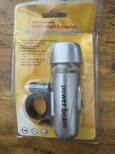 Multi Functional Super Bright White LED Head or Bike Light New!! - Picture 1 of 1