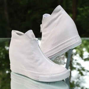 Converse Chuck Taylor All Star Lux Wedge Shroud White Size 9.5 Custom 549564C - Picture 1 of 18