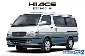 1:24 Scale Aoshima Toyota KZH100G Hiace Mini Van Super Custom G ’99 Model Kit - Picture 1 of 8