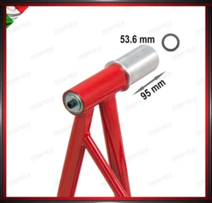 ADATTATORE PERNO CAVALLETTO MOTO MONOBRACCIO DA 53.6 MM PER BMW - Imagen 1 de 1
