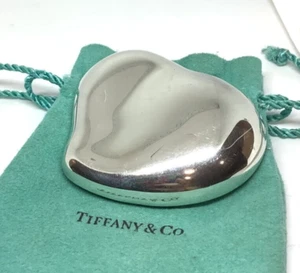 TIFFANY & CO. ELSA PERETTI BRIEFBESCHWERER STERLINGSILBER 925 HERZ - Bild 1 von 14