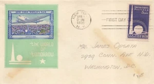 853 3c NEW YORK WORLD'S FAIR - Staehle - Aviation - green - Picture 1 of 1