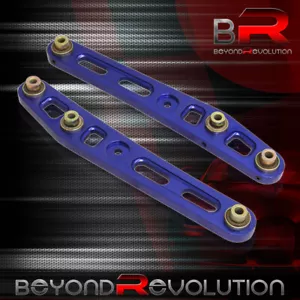 For 1994-2001 Integra LS RS GS GSR Blue Rear Lower Suspension Control Arms LCA - Picture 1 of 3