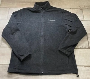 Chaqueta polar Columbia completa con cremallera gris para hombre talla XL - Imagen 1 de 6
