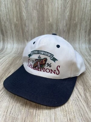 De colección 1996 Seattle Supersonics Campeones de la Conferencia Oeste Snapback Sombrero Usado Foto 1 de 4