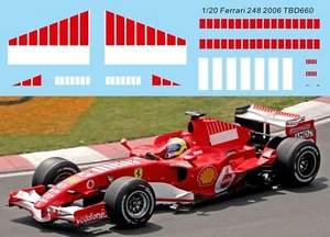 1/20 Decals für Ferrari F1 248 2006 Schumacher Massa TB Decal TBD660 - Bild 1 von 1