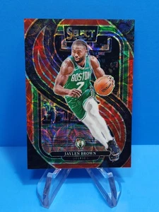 2024-25 Panini Select Basketball Jaylen Brown Red Scope Prizm /249 Celtics - Picture 1 of 2