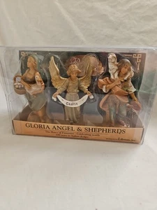 Gloria Angel & Shepherds Fontanini 4.5 In. 2005 In Box - Picture 1 of 6