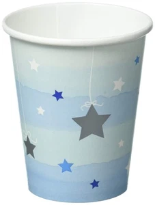 Creative Party PC322234 Blue One Little Star Paper Cups, 8 Pcs Multicolor - Picture 1 of 2