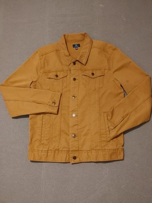 Chaqueta Denim George Lite Marrón Para Hombre Talla Grande 42/44 Bolsillos Abotonados Western. Foto 1 de 4