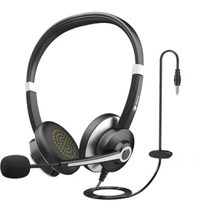 Earbay Cuffie USB con Microfono per Laptop, Cuffie PC con Mic - Foto 1 di 5