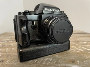 Pentax LX SLR 35mm Film Camera 28mm Lens Grip Winder FB-1 Angle Finder JAPAN - Picture 1 of 14