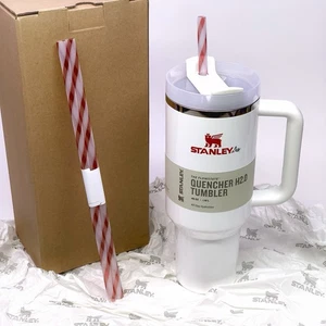 Stanley 40 Unzen Mistel Twist Löscher mit Zuckerstange Strohhalme Neu Limited Edition - Bild 1 von 7