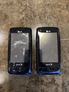 Lot of 2 LG Rumor Touch LN510 Sprint) Slider Cell Phone - Picture 1 of 3