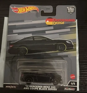Hot Wheels '12 Mercedes-Benz C63 AMG Coupe Black Series (Red) Deutschland Design - Picture 1 of 3