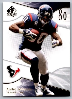 2009 SP Authentic Andre Johnson Houston Texans #91 - Image 1 of 2