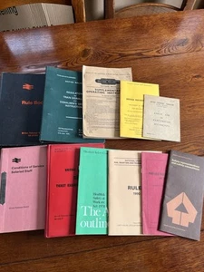 Job Lot Of British Railways Rules Regulations, Instructions & Information Books - Picture 1 of 12