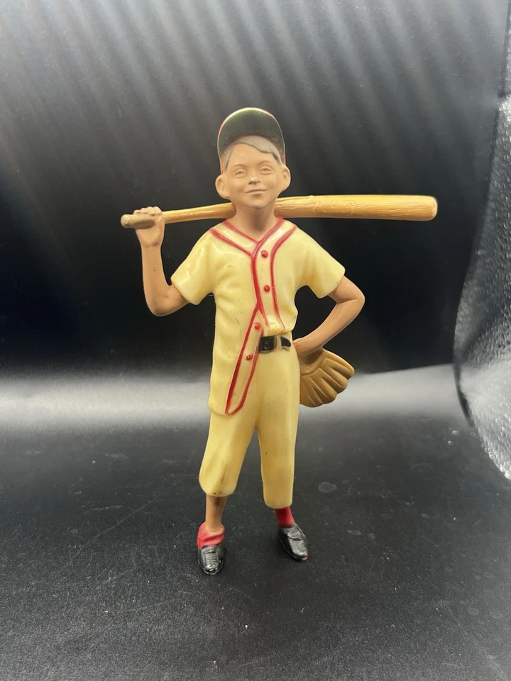 Figura de béisbol de colección original Heartland Bat Boy 1958-1962 3 en guante Foto 1 de 3