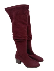 CUPLé Stivale cuissard Donna Stivale alto Taglia IT 39 rosso stile casual - Foto 1 di 5