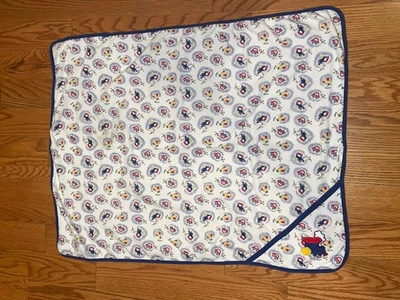 Manta bebé vintage vitaminas coches aviones trenes bloque de colores colores primarios Foto 1 de 4