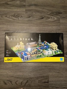 NANOBLOCK NB-047 PARIS FRANCE Set 1620 Pieces NEW In Box - Picture 1 of 3
