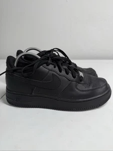 Nike Air Force 1 Zapatos Bajos Niños Talla 6Y Tenis Triple Negro DH 2920-001* Notas - Imagen 1 de 9