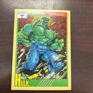 Hulk Marvel Universe 1991 Impel Super Heroes #53 - Picture 1 of 2
