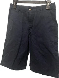 IZOD Boys Pleated Shorts, Size 18  Navy/Dark Blue, School Uniform - Picture 1 of 3