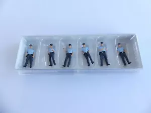 PREISER HO 1: 87 / 10743 PERSONNAGES POLICIERS ALLEMANDS EN TENUE D'ETE - Foto 1 di 2