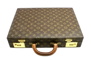 Louis Vuitton Vintage President Classeur Attache ard Trunk Case Monogram - Picture 1 of 13