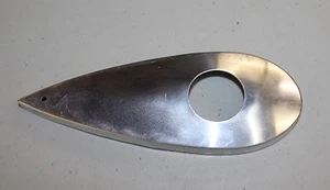 New, Piper Style J3 Cub Bungee Cover End Plate, Replica Part, Unprimed, Small - Bild 1 von 7