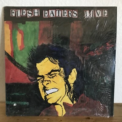 The Flesh Eaters Live S/T Original Vinyl LP Homestead Records - Image 1 of 4