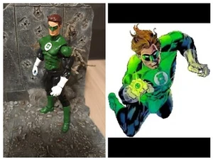 1:18 3.75 custom action figure Green Lantern Hal Jordan Dc MARVEL UNIVERSE SCALE - Picture 1 of 6