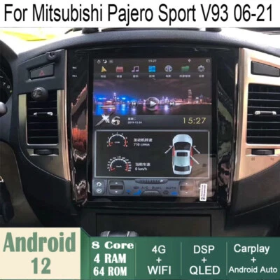Car Android Gps Navigation Wifi 12.1" For Mitsubishi Pajero Sport V93 06~21 - Image 1 of 4