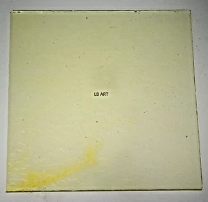 1320.30 - TRANSPARENT MARIGOLD YELLOW 5" x 5" BULLSEYE 3mm THICK GLASS 90 COE - Picture 1 of 2