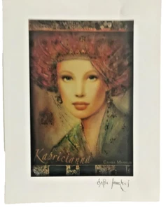 CSABA MARKUS -Kapricianna-2015 lithograph signed in plate-Park West- COA - Picture 1 of 4