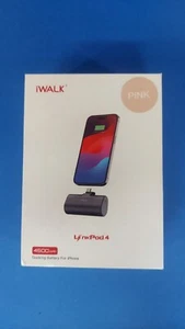 iWALK Pink   Portable Charger, 4500mAh Power Bank Link Pod 4 Pink USB C - Picture 1 of 3