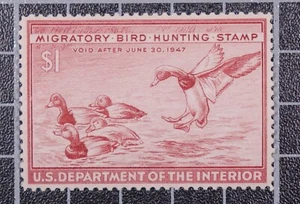 Scott RW13 1946 $1.00 Duck Stamp MNH PSE Cert 90 SCV $110.00 - Picture 1 of 3
